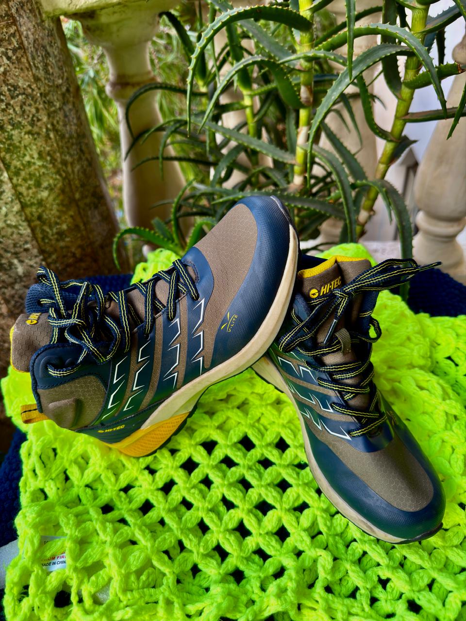 Blue Brown Sneaker Boot